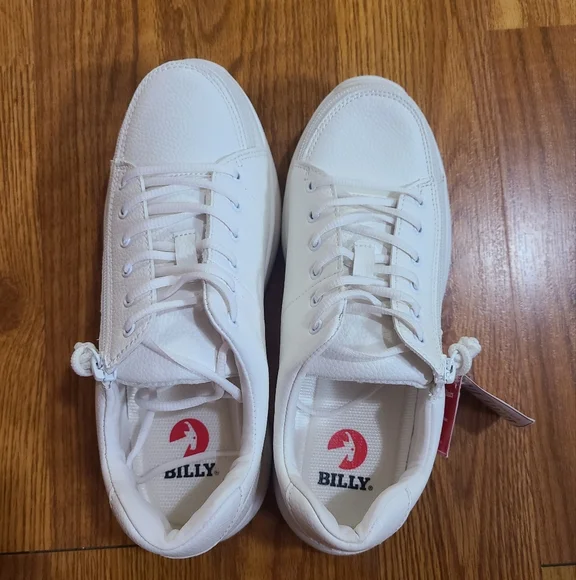 Billy White Sneakers Size 7.5 - Picture 3 of 6